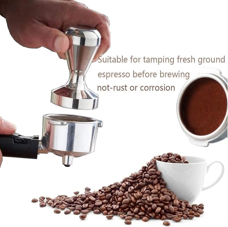 Generic Professional Espresso Tamper 51mm, Stainless Steel Manual Coffee Grounds Press for Compatible Portafilter Basket, Barista Tamping Tool for Espresso Machine, Home Coffee Station, Café and Restaurant - Image 5