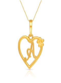 Malabar Gold and Diamonds 22k 916 Purity Gold Pendant for Women DZPN172AY  - Image 1