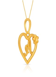 Malabar Gold and Diamonds 22k 916 Purity Gold Pendant for Women DZPN172AY  - Image 2