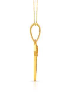 Malabar Gold and Diamonds 22k 916 Purity Gold Pendant for Women DZPN172AY  - Image 3