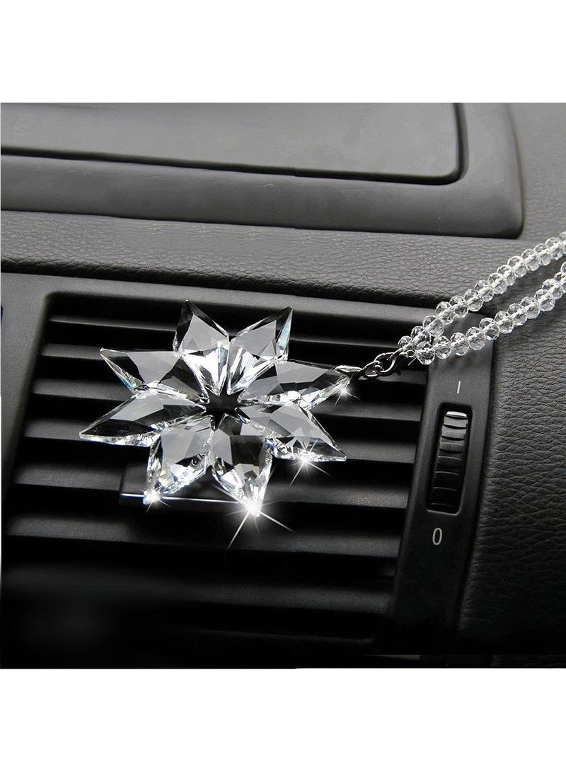 تشولوفز تعليق مرآة السيارة الكريستالية، قلادة مرآة الرؤية الخلفية، زينة معلق للسيارة والمنزل - Image 4
