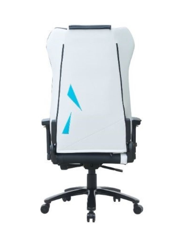 Generic Dazzle - Gaming Chair - Blue/White; Molded foam inside back and seat, steel structure and PU leather, new 3D adjustable armrest, 350mm metal base, multi function mechanism with rocking function  - Image 3