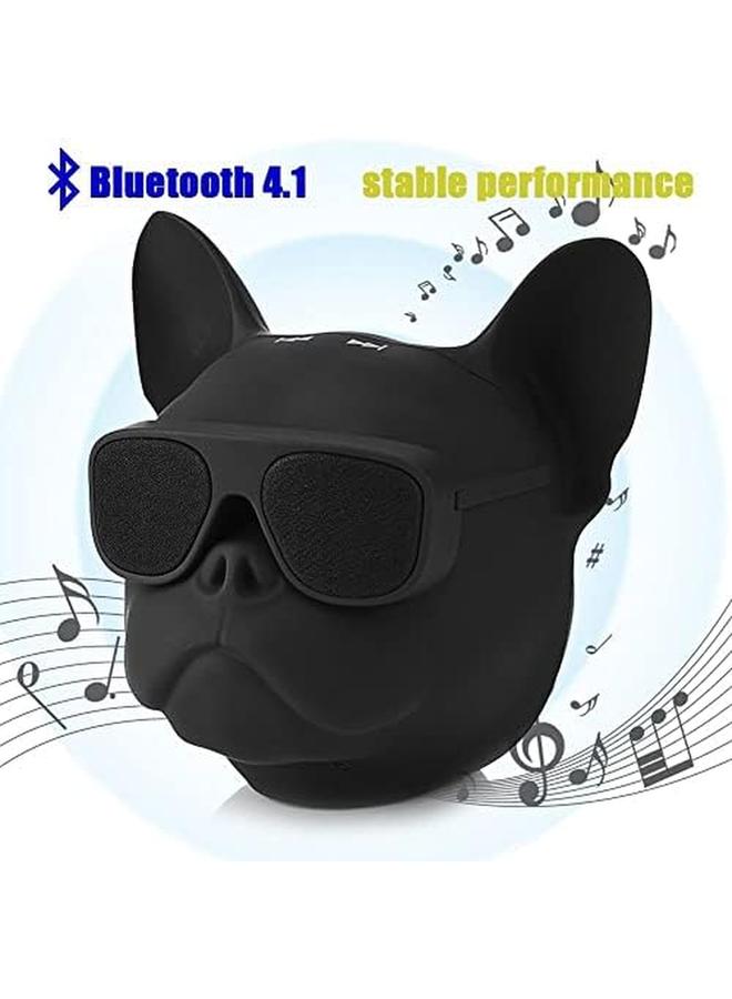 SYOSI Dog Shaped Creative Speaker French Bulldog Shaped Hi Fi Wireless Speaker With 32G Capacity Bluetooth 4.1 Portable Perfect For Home Long Time Use - Image 3