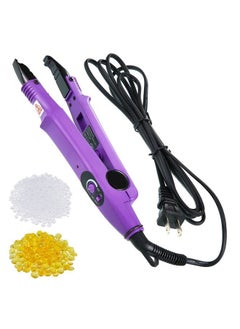 Fusion Hair Extensions Tool Us Plug Professional Hair Extensions Tools Fusion Heat Iron Connector Wand U Tip Hair Extensions With 2 Bags Keratin Glue Granule Beads For Hair Extensions (Purplea Head) - pzsku/Z75594D9776EB5983D974Z/45/_/1683026140/849fa9b1-58ba-4aaf-8f48-cb7bf808b883