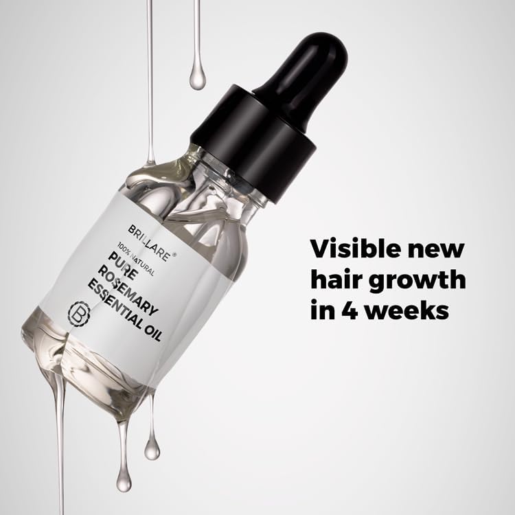 BRILLARE Pure Rosemary Essential Oil For Hair Growth 15 ml - Image 2