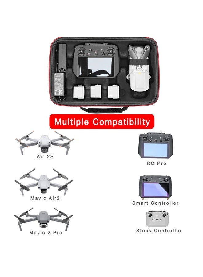 RLSOCO Case for DJI Mavic 2 Pro/Air 2S/2 & DJI RC Pro- Fits Mavic 2 & Air 2S Accessories -for DJI RC Pro/Smart Controller/Stock Controller - Image 3