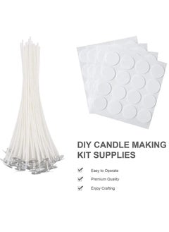 Generic DIY Candle Making Kit Supplies with Candle Jars Candle Wicks Sticker Candle Wicks Holder Candles Tins Spoon for Adults Beginners Crafting  - Image 2