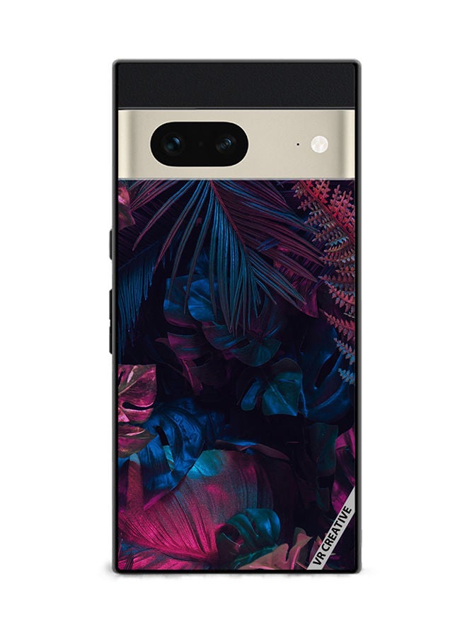 VR CREATIVE Protective Case Cover For Google Pixel 7 Leaf Design Multicolour - Image 1