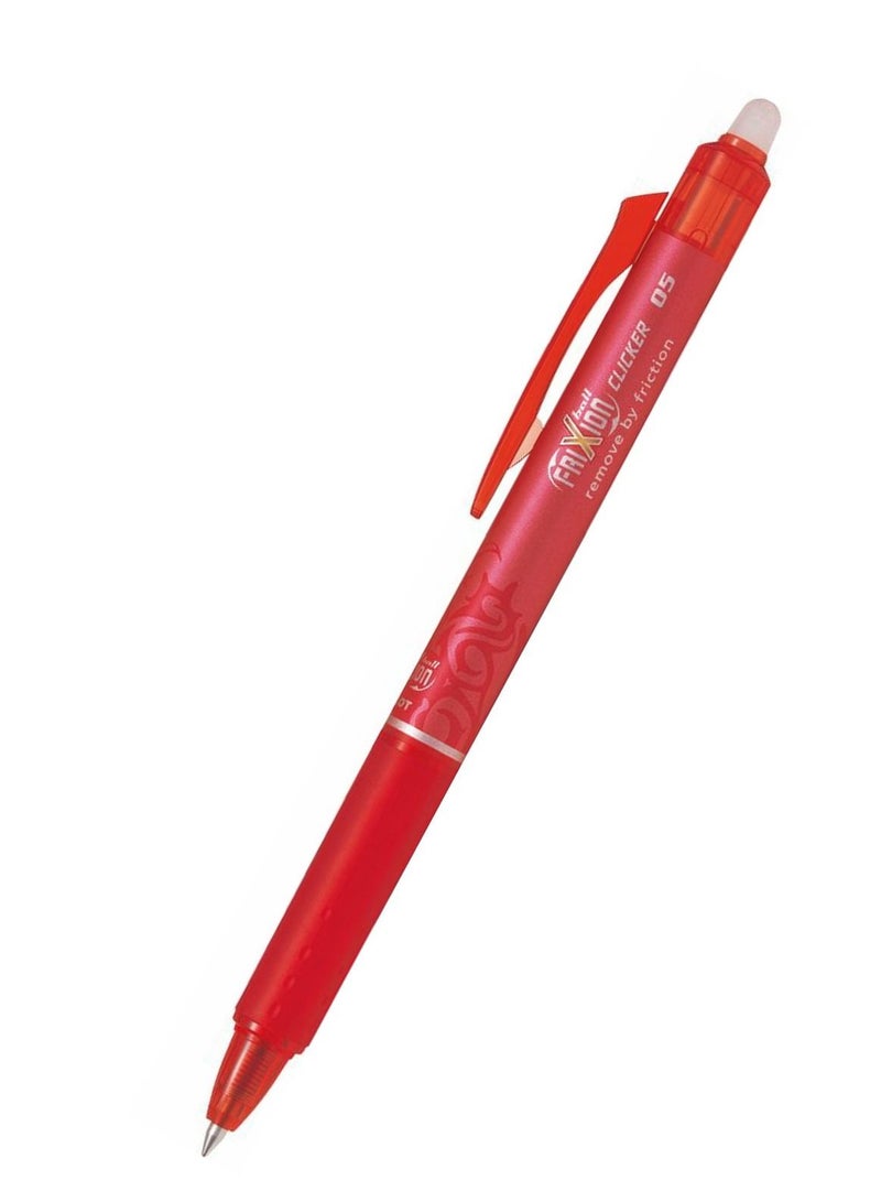 Frixion Clicker 12-Piece Frixion Clicker Erasable Ball Pen 0.5mm Tip Red Ink  - Image 2
