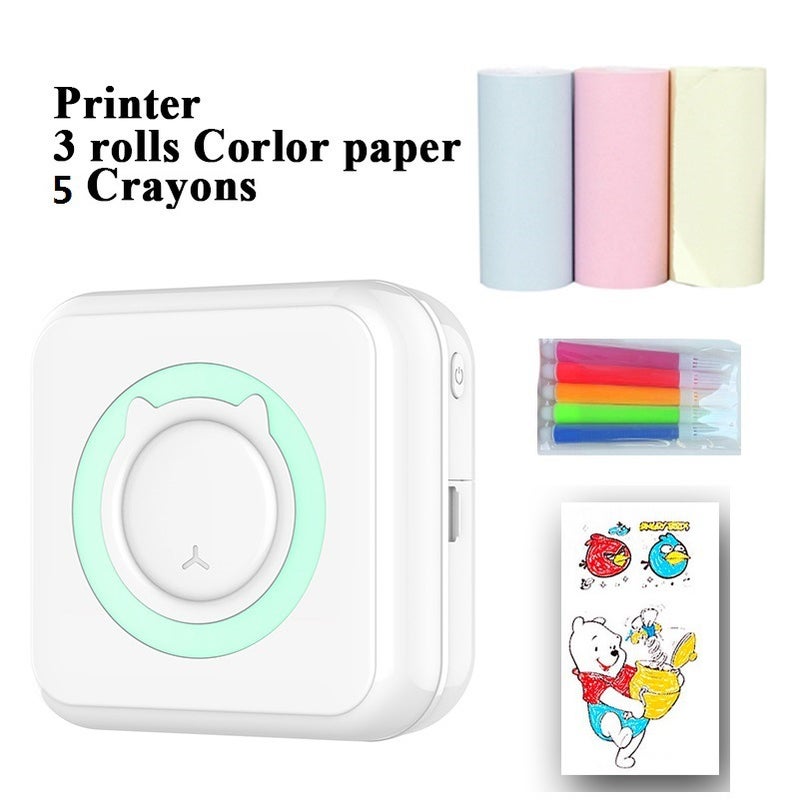 Mini Portable Thermal Printer Small Bluetooth Wireless Po Label Error Correction Pocket Label Gadget - Image 1