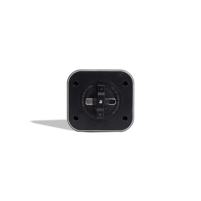 Jana Light USB & USB Type-C Charger Port Square Black – ZOYA-016 GR 5V 3.1A - Image 3