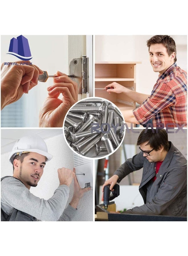 Biella Machine Screw CSK Philip & Countersunk Head for DIY Electrical & Kitchen Furniture Pull Cabinet Door Handles Pack of 25 (M4 X 30 MM) - Image 4