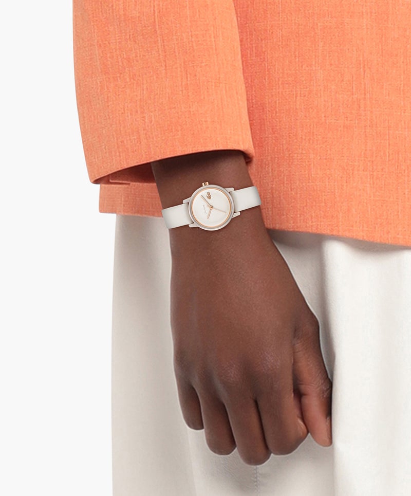 LACOSTE Round Analog Women'S Pink Aluminum Case  Watch - Image 5