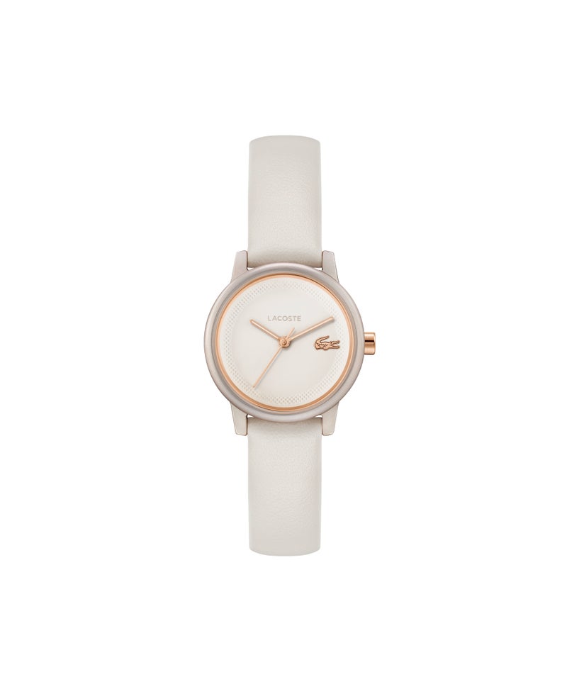 LACOSTE Round Analog Women'S Pink Aluminum Case  Watch - Image 3