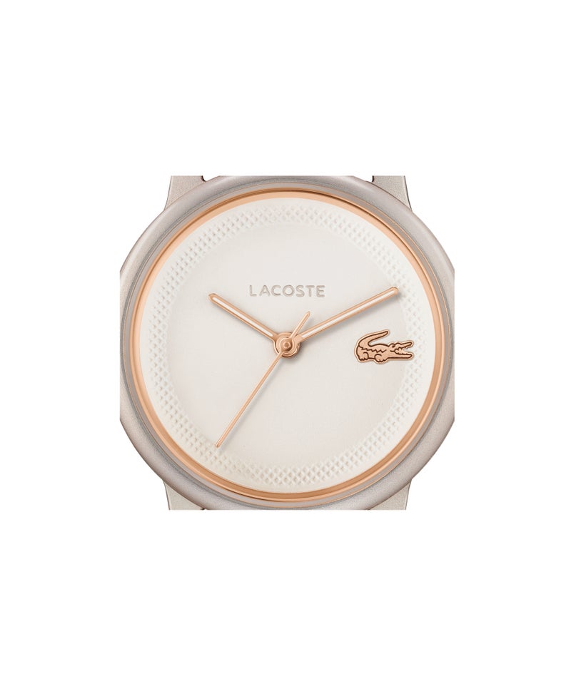 LACOSTE Round Analog Women'S Pink Aluminum Case  Watch - Image 4
