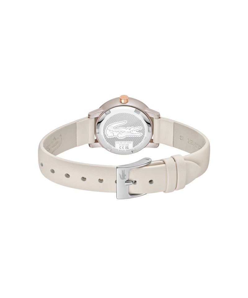 LACOSTE Round Analog Women'S Pink Aluminum Case  Watch - Image 2