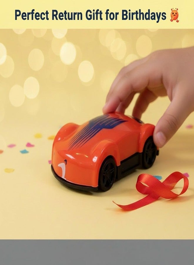 Vedroci Push & Go Friction Car for Kids ABS Material | Friction Powered, No Batteries Needed for Birthdays & Holidays | Durable Toy Car for Children (Red) - Image 4