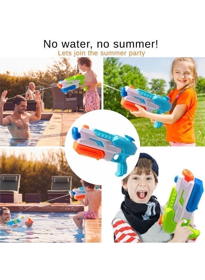 VIO 2 Pack Long Range Water Gun High Pressure Water Blaster Toy for Kids and Adults Powerful Long Distance Water Shooter for Outdoor Water Battles Pool Fights Beach Games Summer Party Toys Backyard Water Play High Pressure Squirt Guns for Pool and Beach Activities Water Gun Water Cannon Toy Long Shot Water Blaster Outdoor Fighting Games Water Pistol Toy Beach Toys for Pool Party Beach Outdoor Activities - Image 3