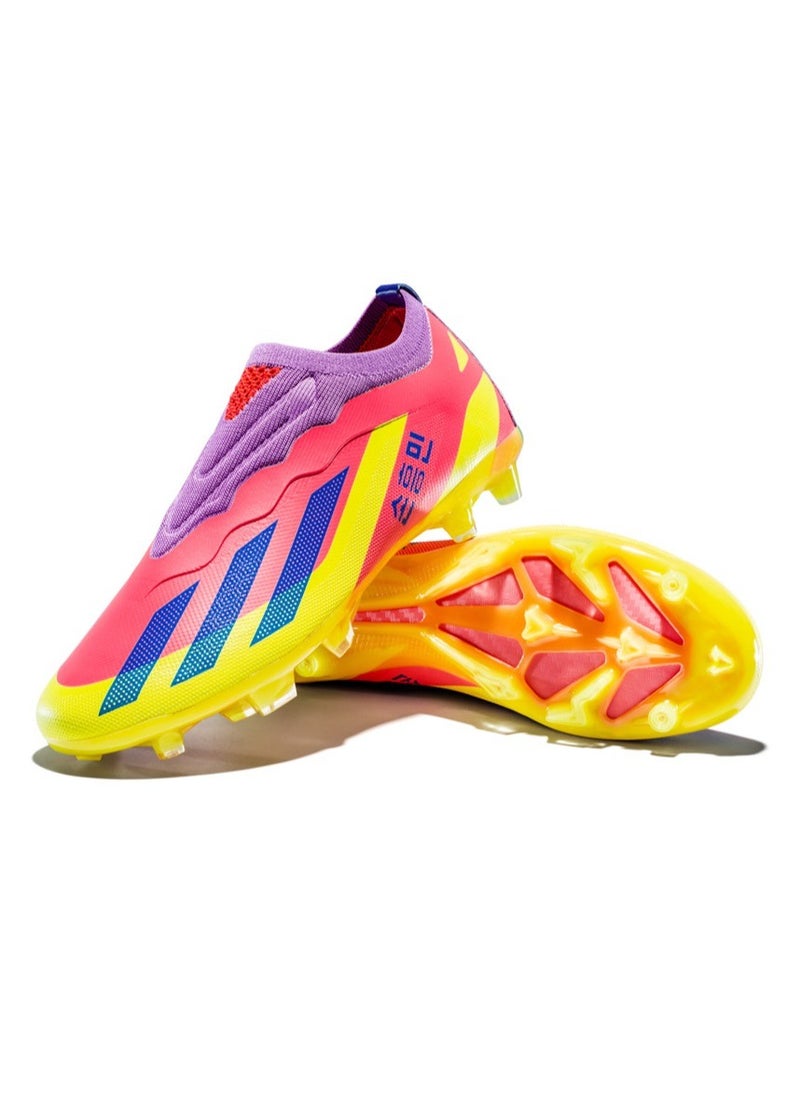 Generic Mens Soccer Shoes For Outdoor Indoor Professional Youth Boys Soccer Shoes Unisex Soccer Shoes.  - Image 1