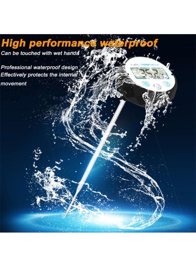 Instant Read Digital Cooking Thermometer,Food Thermometer Stainless Steel Probe Fully Waterproof,for BBQ, Grilling, Coffee, and Deep Frying  - Image 5