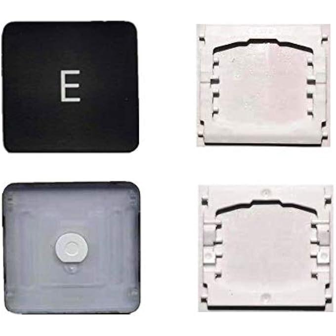 REPLACEMENT INDIVIDUAL E KEY CAP AND HINGES ARE APPLICABLE FOR MACBOOK PRO 13&16INCH MODEL A1989 A1990 AND FOR MACBOOK AIR MODEL A1932 KEYBOARD TO REPLACE THE E KEYCAP AND HINGE - Image 1