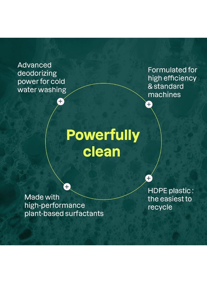 ATTITUDE Liquid Laundry Detergent, EWG Verified, HE Compatible, Plant-Based & Vegan, Natural Laundry Soap, Wildflowers Scent, 35 Loads, 35.5 Fl Oz - Image 5