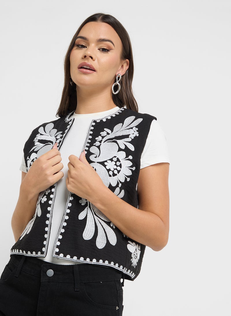 Ginger Boho Style Vest Jacket - Image 1