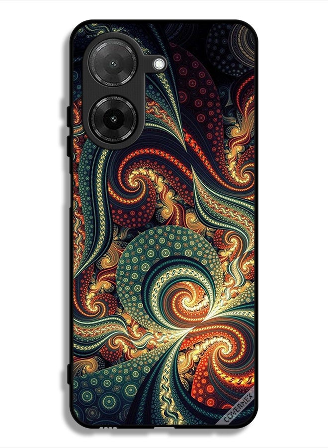 Covernex Xiaomi Redmi A5 4G Protective Case Cover Mandala Vintage Pattern - Image 1