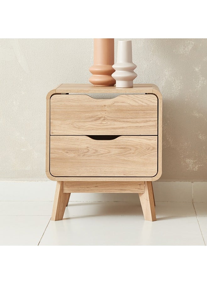 Home Box Nordica 2-Drawer Nightstand 54.2 x 47.2 x 40 cm  - Image 1