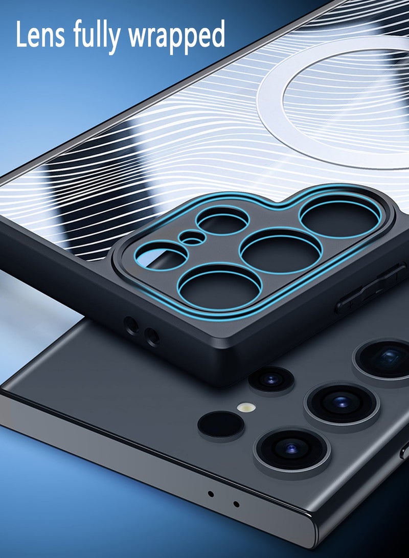 DUX DUCIS Samsung Galaxy S24 Ultra Case Cover Protection with MagSafe Anti-Yellowing Anti-drop Waterproof Comfortable Touch back Cover Support Wireless Charging Camera len Protector Shell for Galaxy S24 Ultra - Image 2