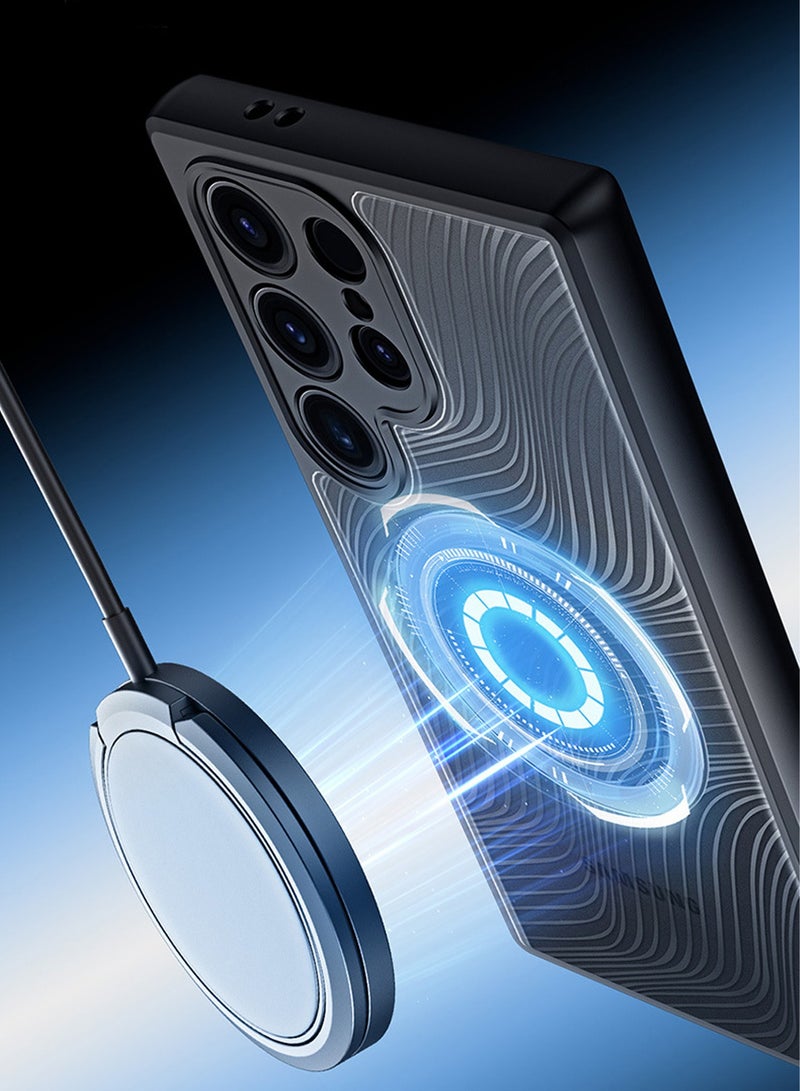 DUX DUCIS Samsung Galaxy S24 Ultra Case Cover Protection with MagSafe Anti-Yellowing Anti-drop Waterproof Comfortable Touch back Cover Support Wireless Charging Camera len Protector Shell for Galaxy S24 Ultra - Image 5