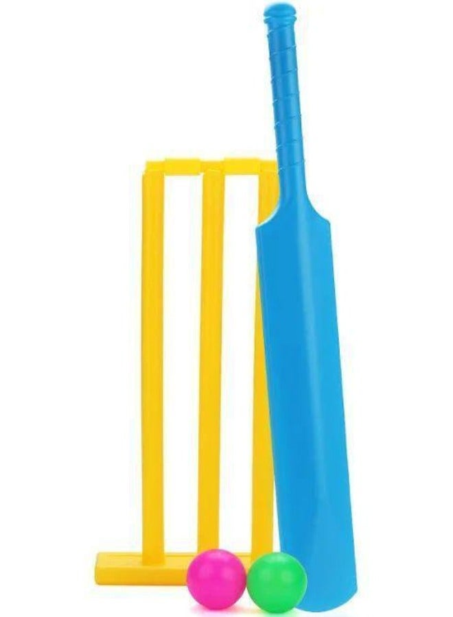 Kids Cricket Set, Cricket Kit with Cricket Bat, Cricket Stumps,2 Ball Parent Child Interaction Game for Garden Beach Home Cricket Equipment for Children Ages 3+