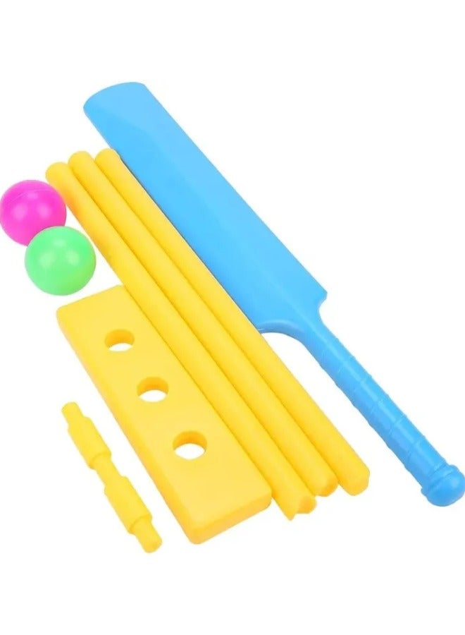 Plynox Kids Cricket Set, Cricket Kit with Cricket Bat, Cricket Stumps,2 Ball Parent Child Interaction Game for Garden Beach Home Cricket Equipment for Children Ages 3+ - Image 2
