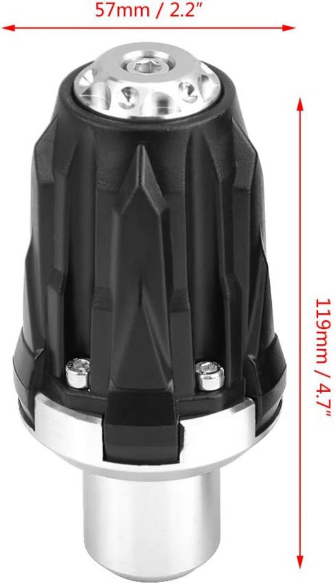 1 Pair 10mm Motorcycle Exhaust Frame Sliders, Anti Crash Pad Falling Protector, Aluminum Alloy T6063 Crash Protection for Sport Bikes with 10mm Mounting Hole (Silver) - Image 5