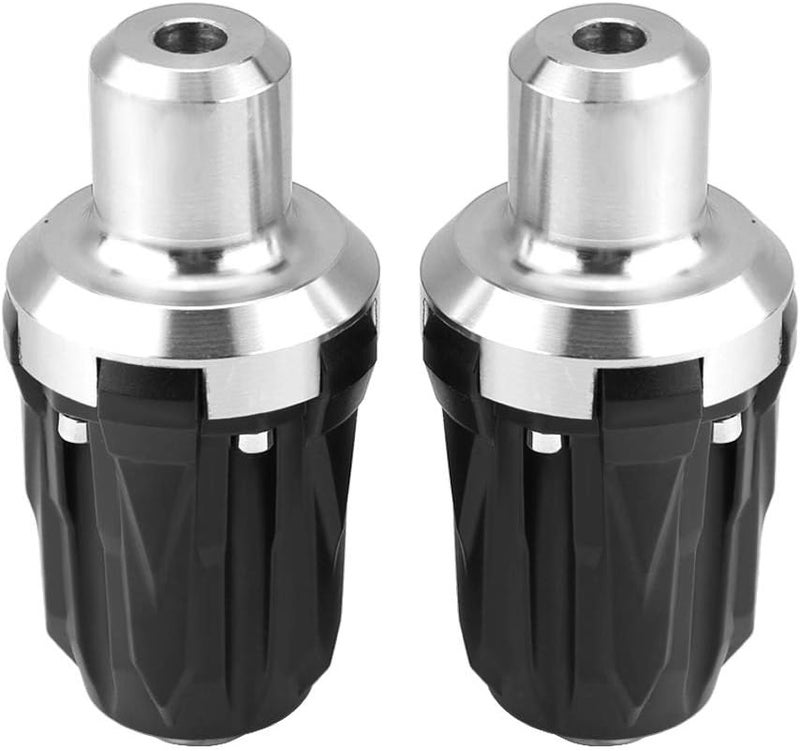 1 Pair 10mm Motorcycle Exhaust Frame Sliders, Anti Crash Pad Falling Protector, Aluminum Alloy T6063 Crash Protection for Sport Bikes with 10mm Mounting Hole (Silver) - Image 2