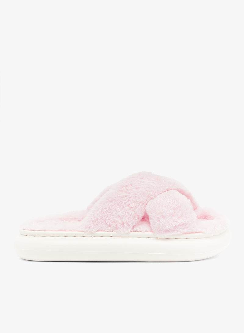 جينجر شبشب غرفة نوم فرو صناعي مريح - Image 1