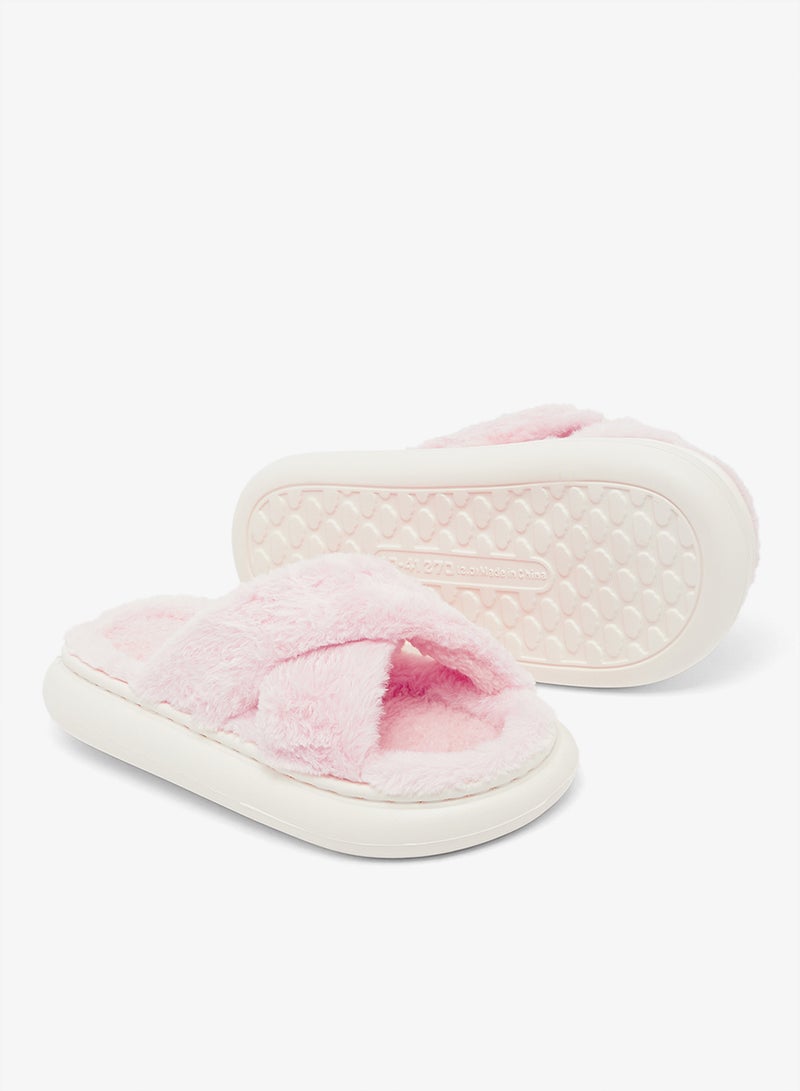 جينجر شبشب غرفة نوم فرو صناعي مريح - Image 3