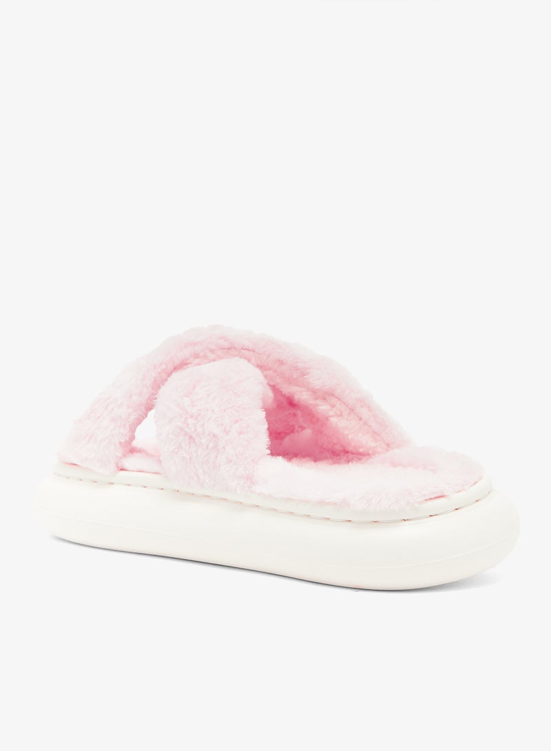 جينجر شبشب غرفة نوم فرو صناعي مريح - Image 2