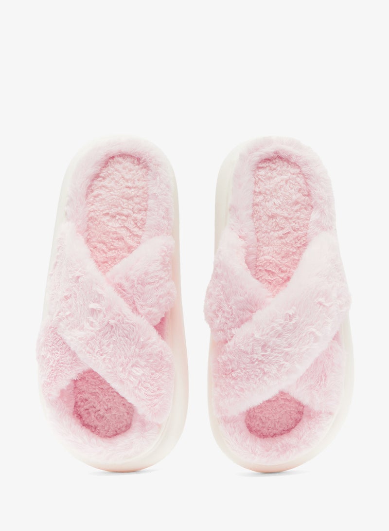 جينجر شبشب غرفة نوم فرو صناعي مريح - Image 4