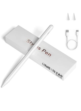 Stylus Pen for Touch Screens, iPad Universal Thin Tip with Magnetic Adsorption Compatible with iPhone - - Samsung - Android - Tablets and Other Screens White - pzsku/Z755AD8B23F156A90345BZ/45/_/1731143294/9d987eb4-af6c-45d6-ba61-554a797c3a34