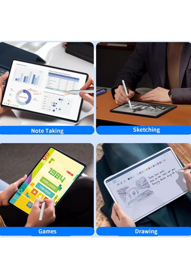 Generic - Stylus Pen for Touch Screens, iPad Universal Thin Tip with Magnetic Adsorption Compatible with iPhone - - Samsung - Android - Tablets and Other Screens White - Image 1