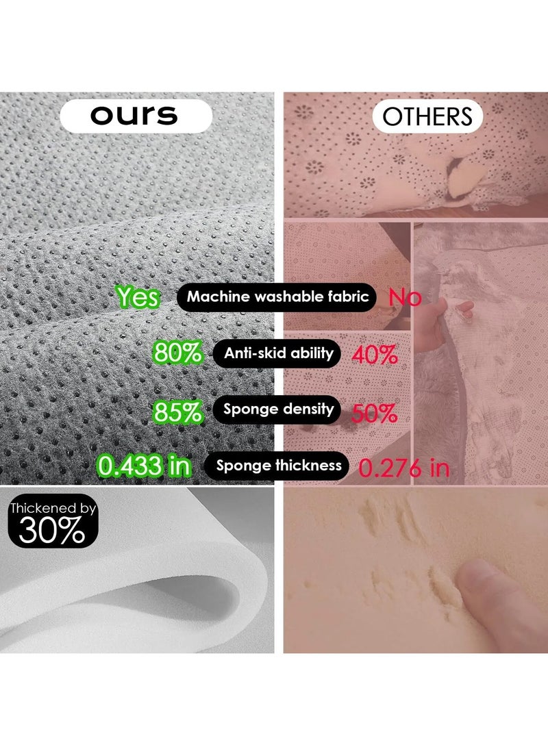 أونليماي فقط سجادة دائرية وردية فاتحة بطول 4 أقدام لغرفة نوم البنات، سجاد دائري ناعم لديكور غرفة الأطفال، سجادة ناعمة وناعمة لغرفة الأطفال، سكن الطلاب، الفصل الدراسي، غرفة اللعب، المراهقات، الأطفال، قابلة للغسل - Image 5