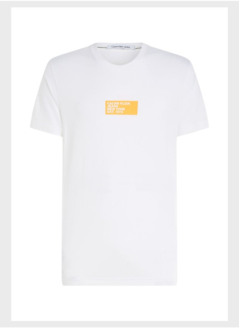 Calvin Klein Jeans - Logo Crew Neck T-Shirt - Image 1