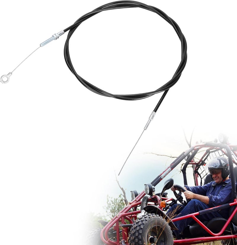 RUTU Throttle Cable 8173 Enhanced 90" Long with 82" Casing for Manco ASW GO KART - Image 1
