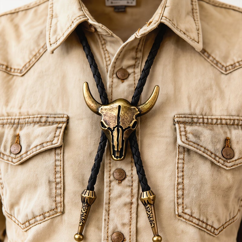 Versatile Star Bolo Tie Match With Shirt Jacket Coat All Outfit Accessory - Image 3