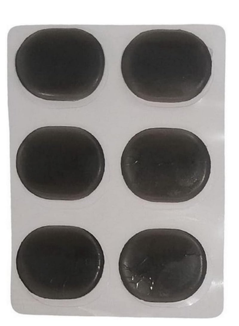 Generic Foot Care Relief Soft Shoe Heel Pads Silicone 6Pcs For Unisex  - Image 1