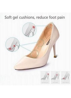 Generic Foot Care Relief Soft Shoe Heel Pads Silicone 6Pcs For Unisex  - Image 2
