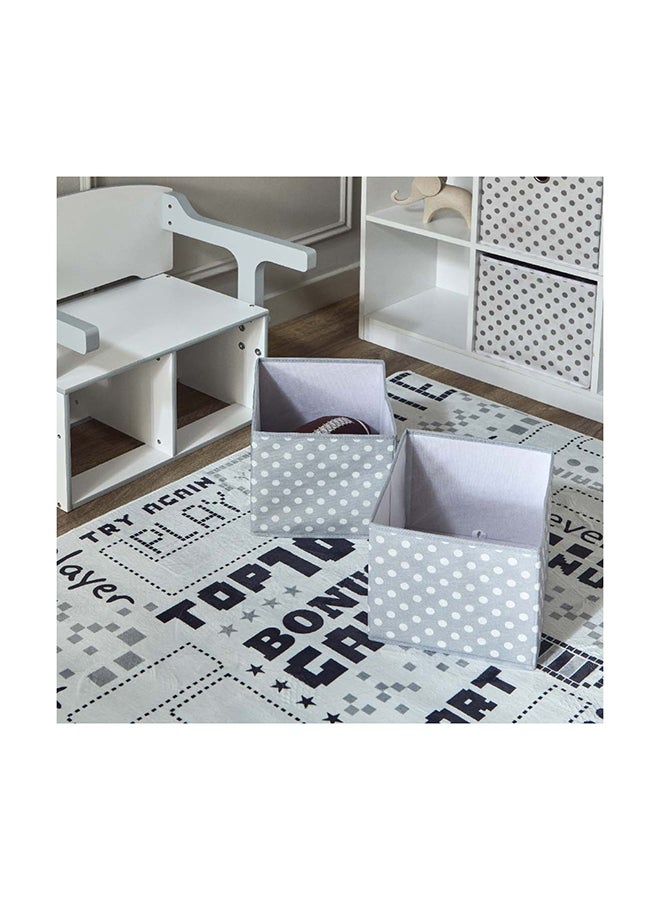 Home Box Vanilla Convertible Kids Toy Storage with Bench 60 x 54 x 34 cm - Image 4
