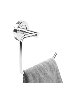OCKO Ocko Stainless Steel Chrome Finish Polo Towel Ring Silver Pack of 2  - Image 3
