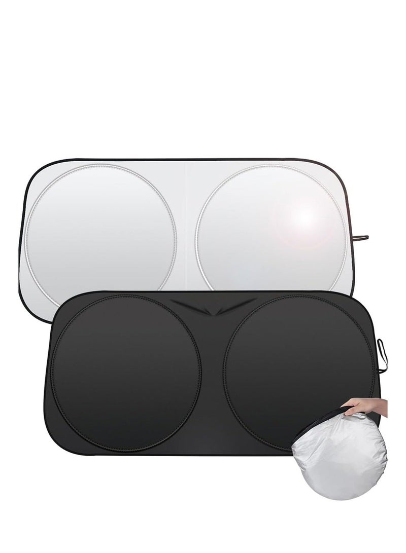 DLC مكنسة سيارة لاسلكية + واقي شمس قابل للطي مع حقيبة تخزين + شريط LED مرن 2م مع تحكم عن بعد وتطبيق - Image 2